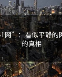 揭秘“51网”：看似平静的网址背后的真相