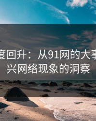 深夜热度回升：从91网的大事件到新兴网络现象的洞察