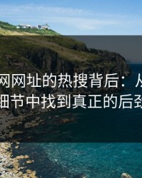 揭秘51网网址的热搜背后：从跳过的细节中找到真正的后劲