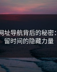 揭开91网址导航背后的秘密：页面停留时间的隐藏力量